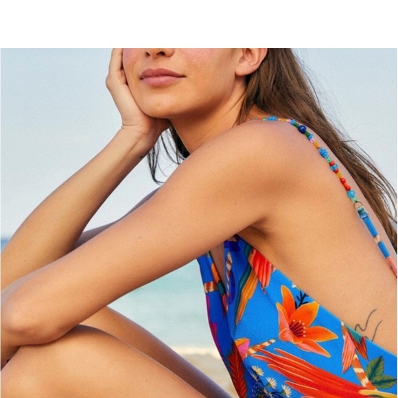 New FARM Rio Macaw Party One Piece Swimsuit - Picture 6 of 7